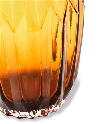 Vase Folds Glass Ochre M- ST - Ochre - Imagen 4