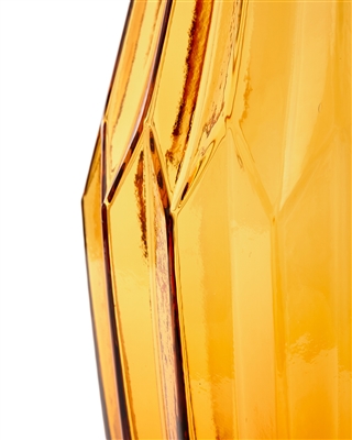Vase Folds Glass Ochre M- ST - Ochre - Imagen 5