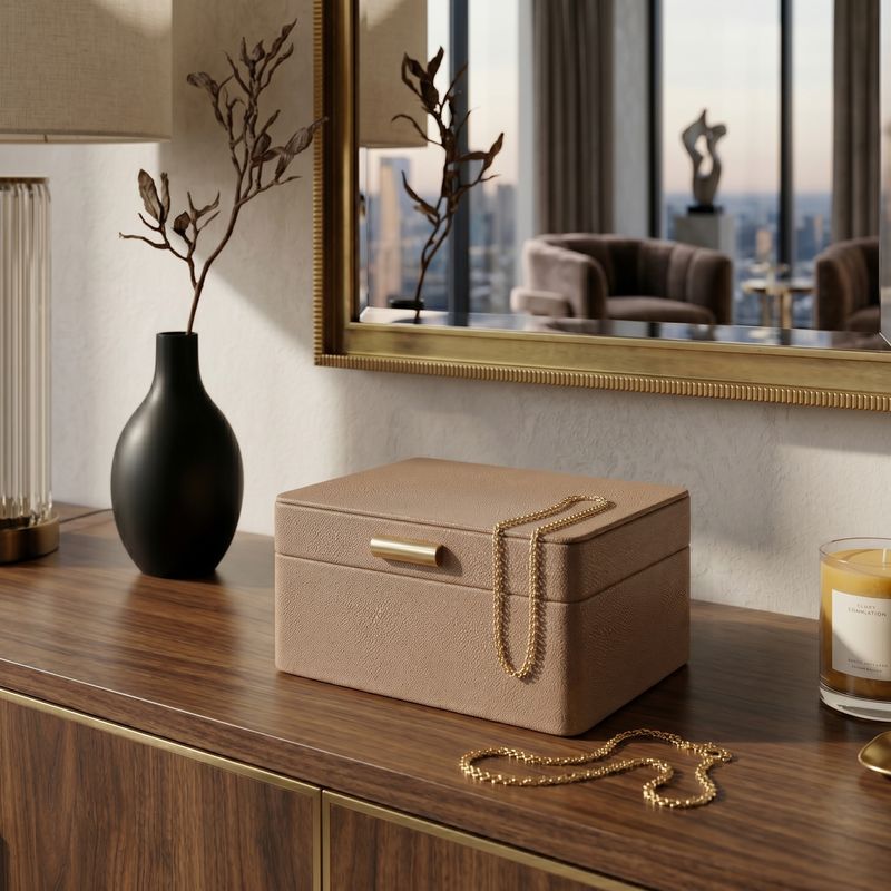 WADEWICK TAN JEWELRY BOX 5 (IN) - Imagen 2
