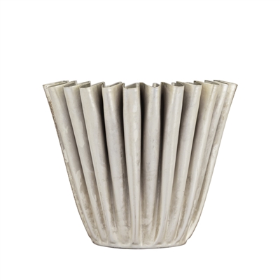 Silver Gold Crackle Finish Planters Set of 3- ST - SILVER GOLD CRACKLE - Imagen 4
