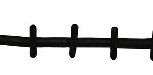 5 Hook Black Hanger - A - Black