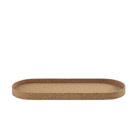 Oval Cork Tray Large -A - Natural