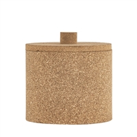Round Cork Box Lg -A - Natural