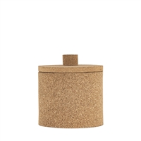 Round Cork Box Sm -A - Natural
