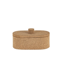 Oval Cork Box Sm -A - Natural