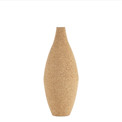 Cork Wrapped Flower Vase Small -A - Natural - Imagen 2