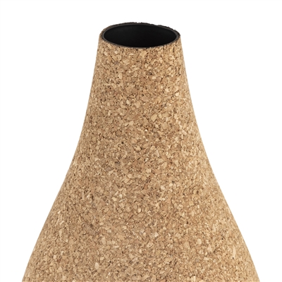 Cork Wrapped Flower Vase Small -A - Natural - Imagen 3