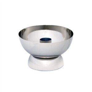 Iron Candle Holder Round - A - Silver