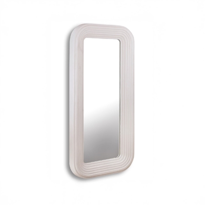 Mirror Aluminium MDF White - ST - White