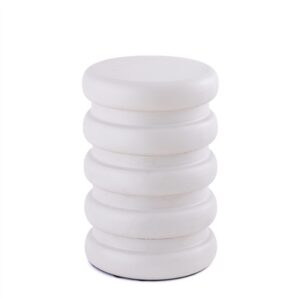 Curvy Stool - A - White