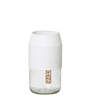 Paper&Glass Bullet Vase White- A - A