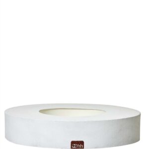 Lg. Rcycld Paper VaseCandleholder White- A - A