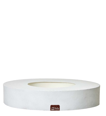 Lg. Rcycld Paper VaseCandleholder White- A - A