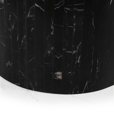 Black Marble Coffee Table-ST - Black & White - Black & White - Imagen 5