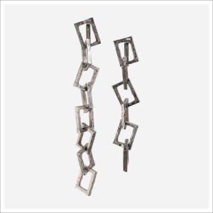 Chain Wall Hangers -Set 2 -SB