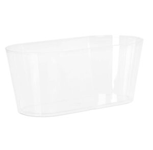 Plastic Porto Plant Box Transparent- A - A