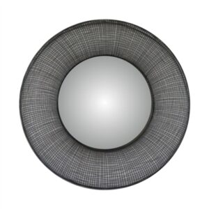 Round Wire Frame Mirror 31”Dia - A - Black