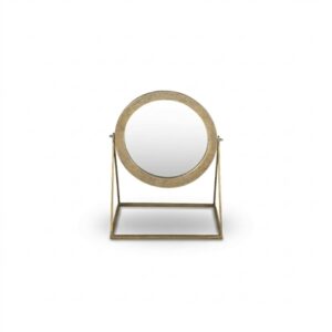 Round Mirror On Stand