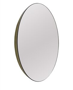 Lg. Round Nickel Mirror 30”Dia- A - Nickel
