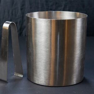 Ice Bucket w/ Tong- A - Nickel