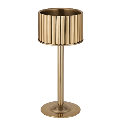 Gold Steel Ice Bucket Large Double Wall - Gold - Imagen 4
