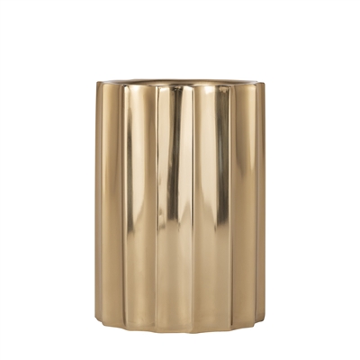 Gold Steel Ice Bucket Small Double Wall - Gold - Imagen 2