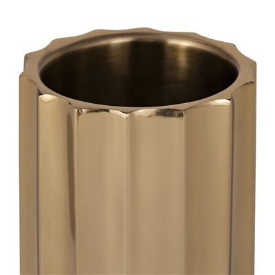 Gold Steel Ice Bucket Small Double Wall - Gold - Imagen 3