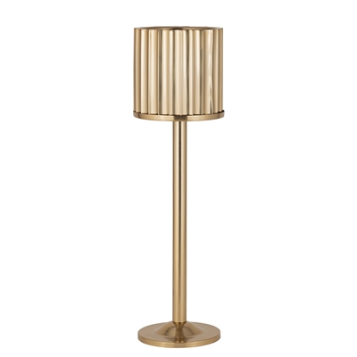 Gold Steel Ice Bucket Stand Only large - Gold - Imagen 3