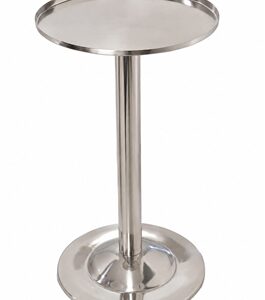 Silver Steel Ince Bucket Stand Only- Small - Silver