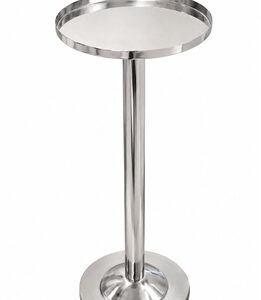 Silver Steel Ince Bucket Stand Only- Large - Silver