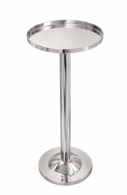 Silver Steel Ince Bucket Stand Only- Large - Silver