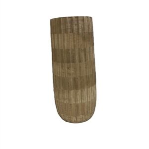 Rhaegal Sun Bleached Mango Wood Vase Dia 4.5" & H 11"- ST - Sun Bleached