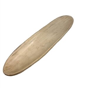 Sun Bleached Mango Wood Platter Sm L23" x W6" x H1.5"- ST - Sun Bleached