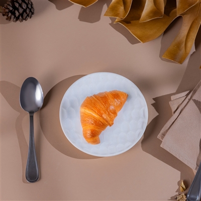 Small White Marble Round Platter- A - White - Imagen 5