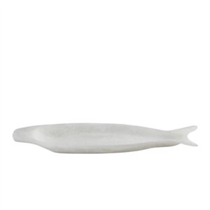 Fish Platter Set Of 2 White - White -ST - White - White