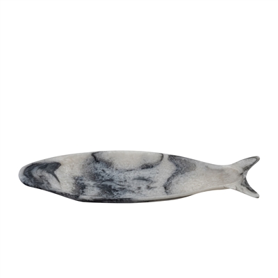 Fish Platter Set Of 2 Print - Grey -ST - Grey - Grey - Imagen 2