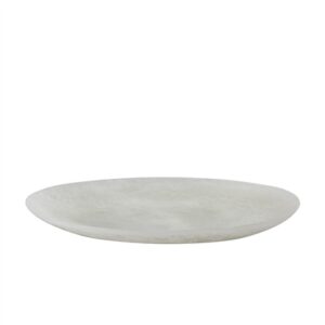 Oval Platter Resin White Set of 2 - White -ST - White - White