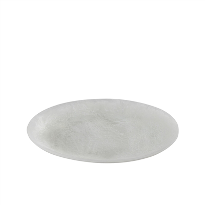 Oval Platter Resin White Set of 2 - White -ST - White - White - Imagen 5