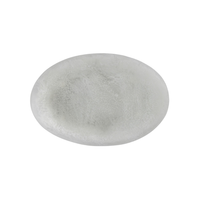 Oval Platter Resin White Set of 2 - White -ST - White - White - Imagen 6