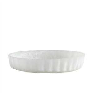 Curvy Edge White Bowl Set of 3 - White -ST - White - White