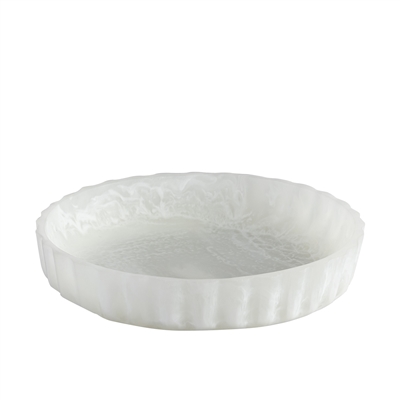 Curvy Edge White Bowl Set of 3 - White -ST - White - White - Imagen 2
