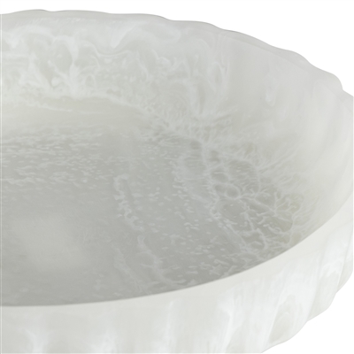 Curvy Edge White Bowl Set of 3 - White -ST - White - White - Imagen 4