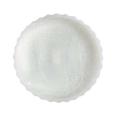 Curvy Edge White Bowl Set of 3 - White -ST - White - White - Imagen 5