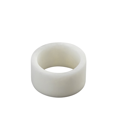 Napkin Ring Set of 4 In Box White - White -ST - White - White - Imagen 2