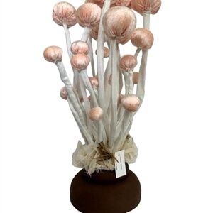 Pink Enoki Mushroom Scultpure- A