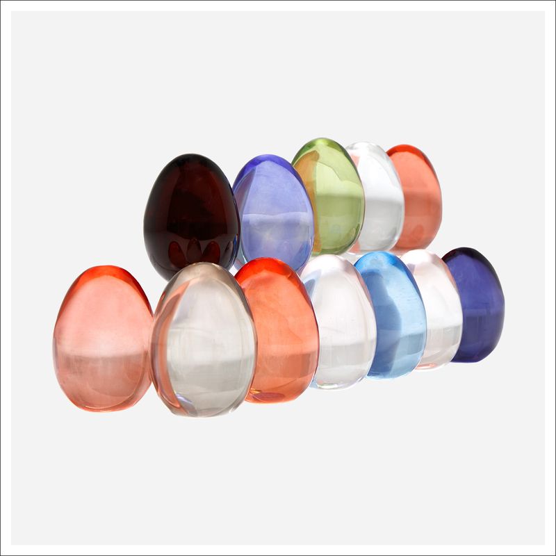 Chroma Acrylic Eggs -Set 12