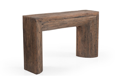 Wood Strips Console Table Natural H 35.5" & L 59" - Natural - Imagen 2