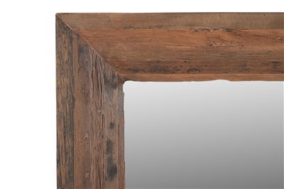 Wood Mirror Natural H 59" & L 35.5" - Natural - Imagen 2