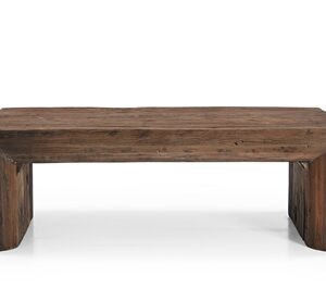 Coffee Table Natural Wood H 16" L 48" - Natural