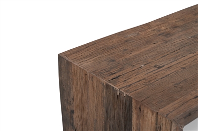 Coffee Table Natural Wood H 16" L 48" - Natural - Imagen 5